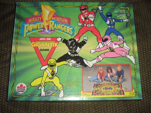 MIGHTY MORPHIN POWER RANGERS BOARD GAME in Toys & Games in Belleville