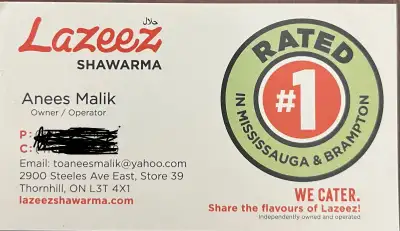 We are hiring people to work at our restaurant at 2900 Steeles ave east. It is located in Thornhill...