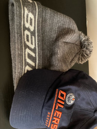 Edmonton Oliers Hat Belt Buckle/Bauer Winter Hat