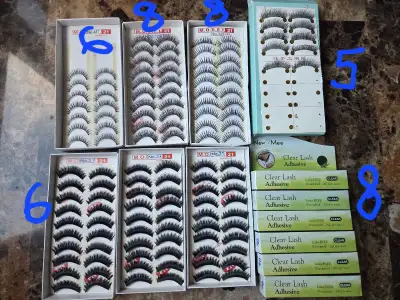 Lashes and Lashes's Glue. Price in the Pictures , View more