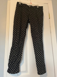 Women’s Ralph Lauren Jeans pants black and white/pantalons femme