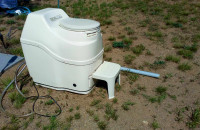 High capacity composting toilet