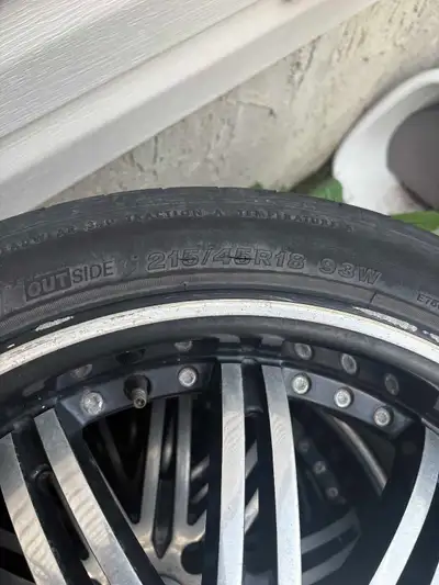 Rims for sale. They have a few bumps and bruises but still look nice. They were used on a Infinite G...