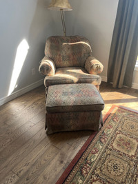 Chair and ottoman 