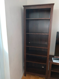 Bookshelf! Glass Tables! TV stand! TV 56” - **All for sale**