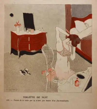 Galanis (Demetrios) Lithograph ~ "Toilette de nuit", 1906, View more