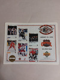 The 43rd National Hockey League All-Star Game Poster Sheet 