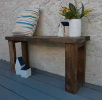 Rustic, Primitive Handmade Wood Bench