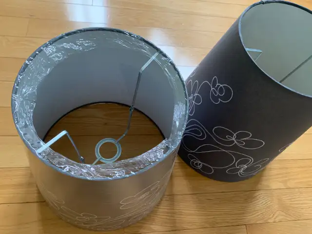 2 Sets Brand New IKEA Dark Grey Light Shades in Indoor Lighting & Fans in Markham / York Region - Image 3