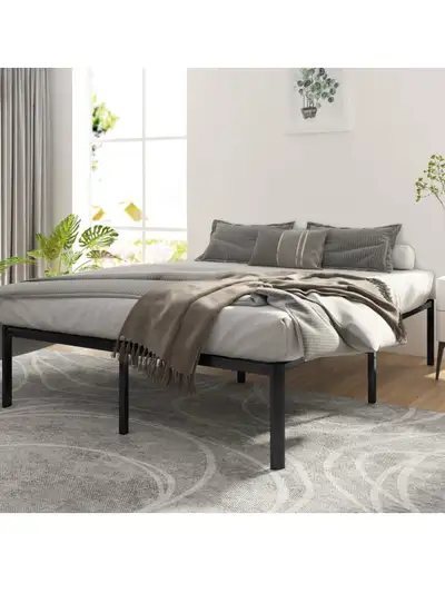 Brand new BedStory King Bed Frame, 16 Inch Metal Platform Bed Frame King Size, Mattress Base de lit...