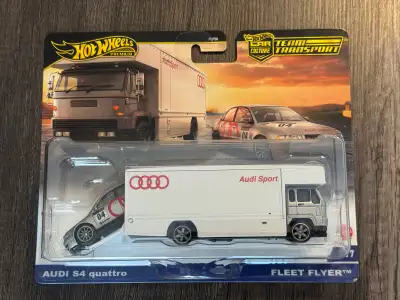 Hot wheels Premium Team transport Audi S4 Quattro , View more