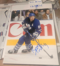  Bryan McCabe signed 8x10 pictures Leafs Panthers Hockey