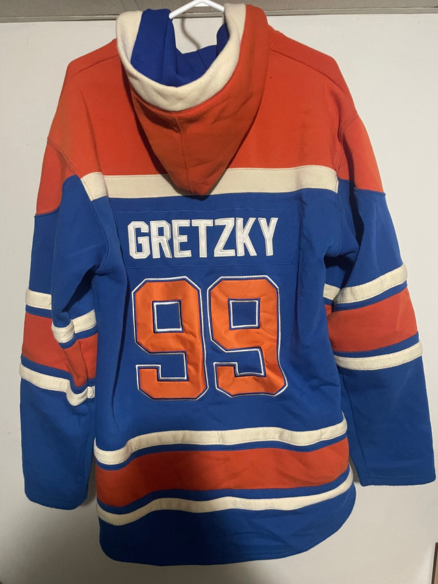 Wayne Gretzky Edmonton Oilers Lacer Pullover Hoodie - Size XL  in Hockey in Kitchener / Waterloo - Image 3