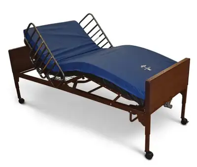 Hospital bed delivery setup, View more