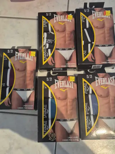 Everlast Underwear 5 x 3 briefs XL New, View more