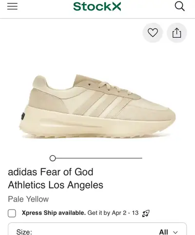 adidas fear  of god Los Angeles, View more