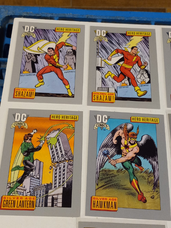DC Comics Trading Cards 1991 Impel Shazam,Superman,Lot of 10 MT in Arts & Collectibles in Trenton - Image 3