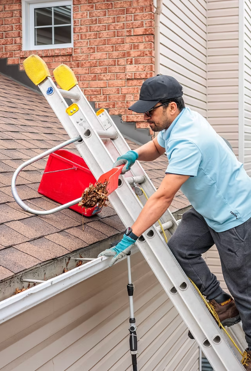 Gutter service technician/ protection installer.471851069856829440