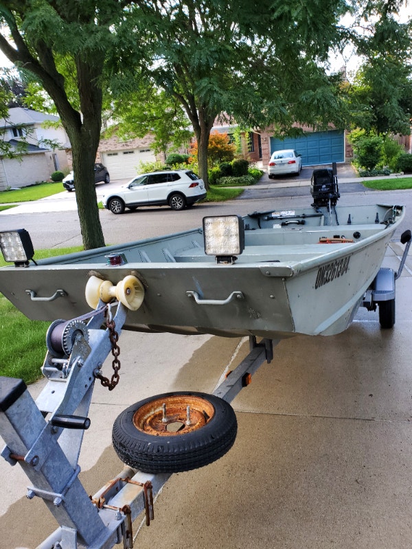 Jon Boat/Motor/Trailer Powerboats & Motorboats London Kijiji