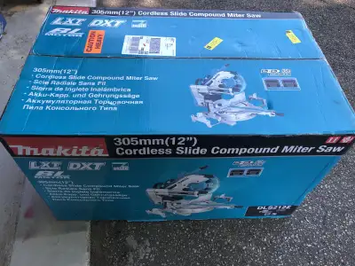 Makita 36v 12” Mitre saw combo kit ⛑️⛑️(DUAL BATTERY)⛑️⛑️, View more