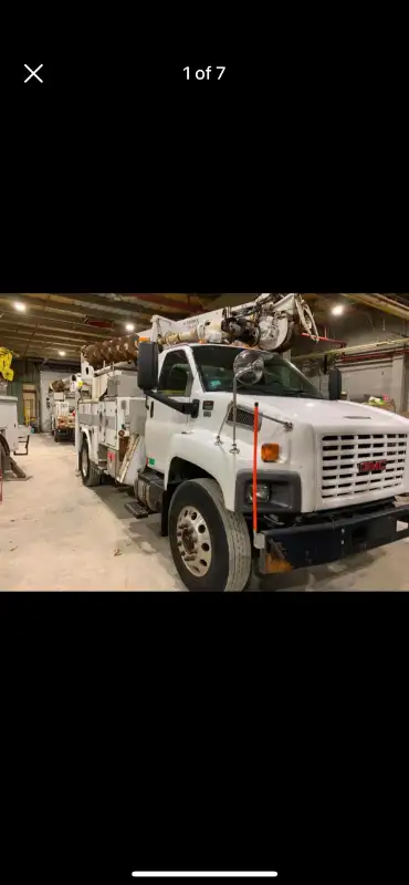 2009 GMC Digger Derrick Isuzu 7.8L Diesel Engine Terex Telelect 4045 Full Pressure Hydraulic Control...