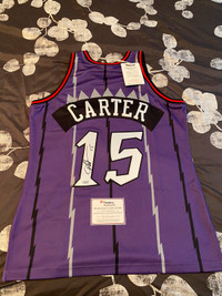 Vince Carter autographed authentic Mitchell and Ness Jersey COA