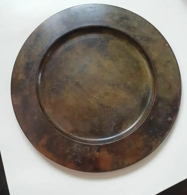 Pier 1 metal charger plates - new and unused