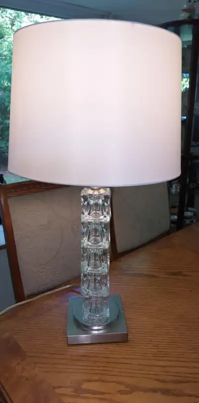 Beautiful Crystal  26.5 " lamp, View more