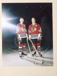Bobby Hull & Stan Mikita Chicago Blackhawks 8x10 Unsigned Photo