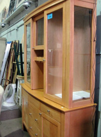 Kitchen Hutch Buffet Display Storage in Excellent Condition 2 pc