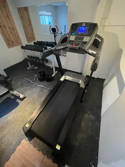 Treadmill purchased in 2024 in extremely good condition. This S1TiB includes • Bluetooth enabled i.C...