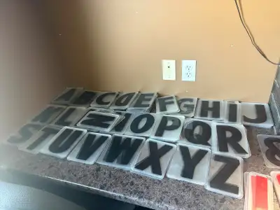 7 Inch Acrylic Sign Letters, View more