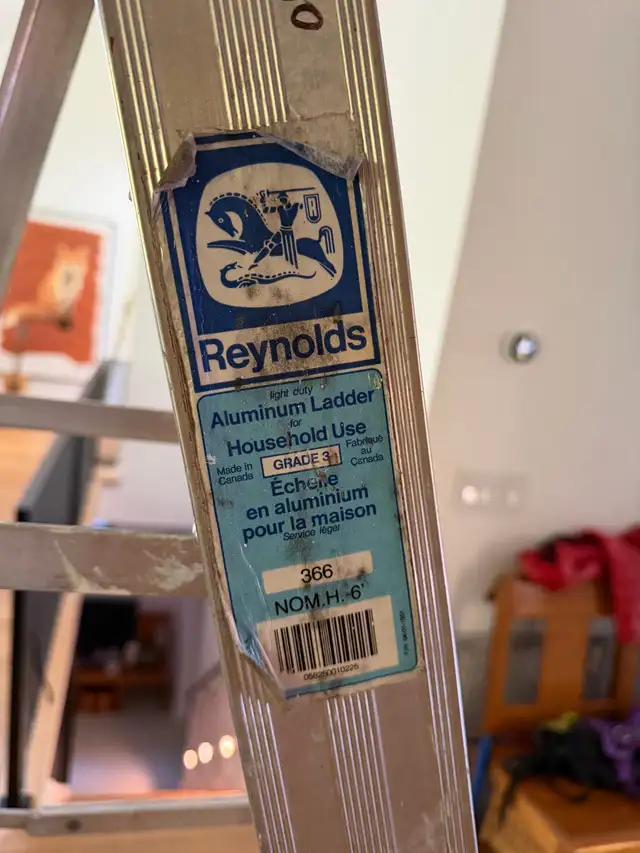 Step Ladder - 6ft Reynolds aluminum in Ladders & Scaffolding in Oakville / Halton Region - Image 5