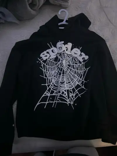 Black sp5der hoodie rep Large, View more