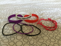 Lot of girls dress up bracelets and keychain