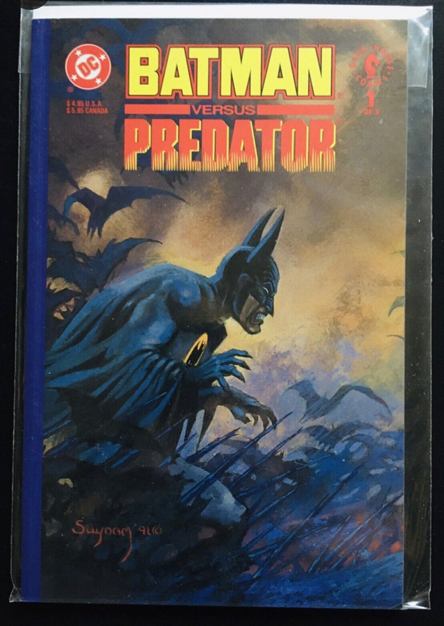 Batman Versus Predator 1,2,3 DC Comics 1991 dans Bandes dessinées  à Brantford - Image 2