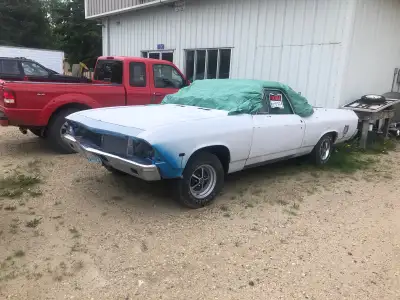 1968 ss 396 , all panels replaced, US car, no rust to begin with. 350 with speed parts, all brakes,...