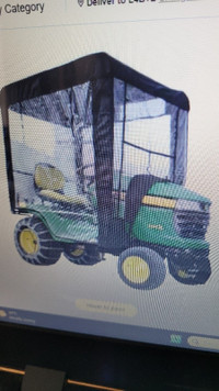 Berco lawn tractor winter snow cab