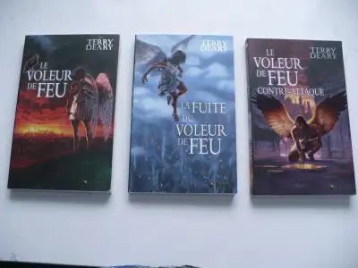 TRILOGIE LE VOLEUR DE FEU - TERRY DEARY ( 3 LIVRES ) JEUNESSE, View more