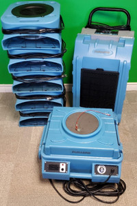Blue Package 7 Air Scrubber, Air Mover, Dehumidifier