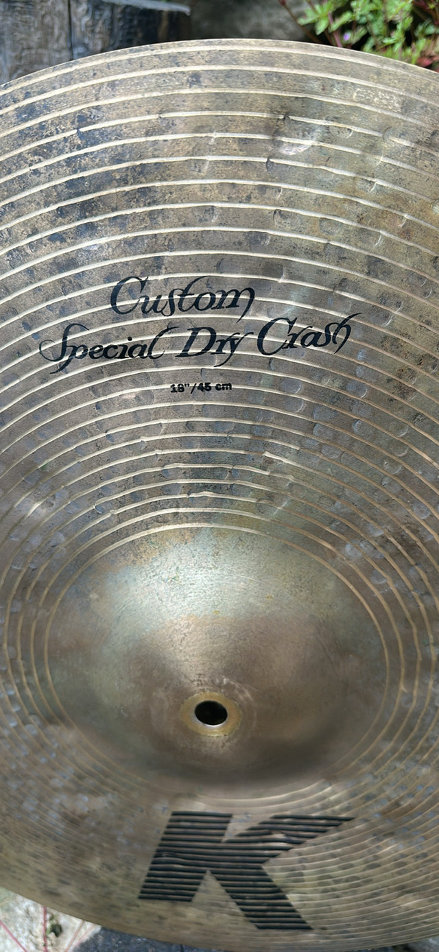Zildjian K 18” custom special dry crash cymbal  in Drums & Percussion in Hamilton - Image 3