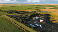 Drone photo of acreage or farm 