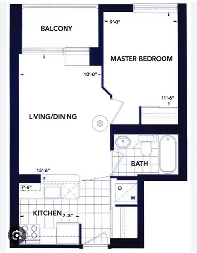 Fully renovated 1 Bedroom unit with all new stainless steel appliances. Direct underground access to...
