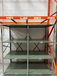 Used strong metal shelving