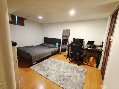 ***IF ad is up room is available from JULY 1 **1 bedroom Walkout basement + living room, separate en...