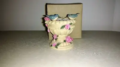 Bird Bath Tea Light Holder,Ceramic Figure,Etc, View more