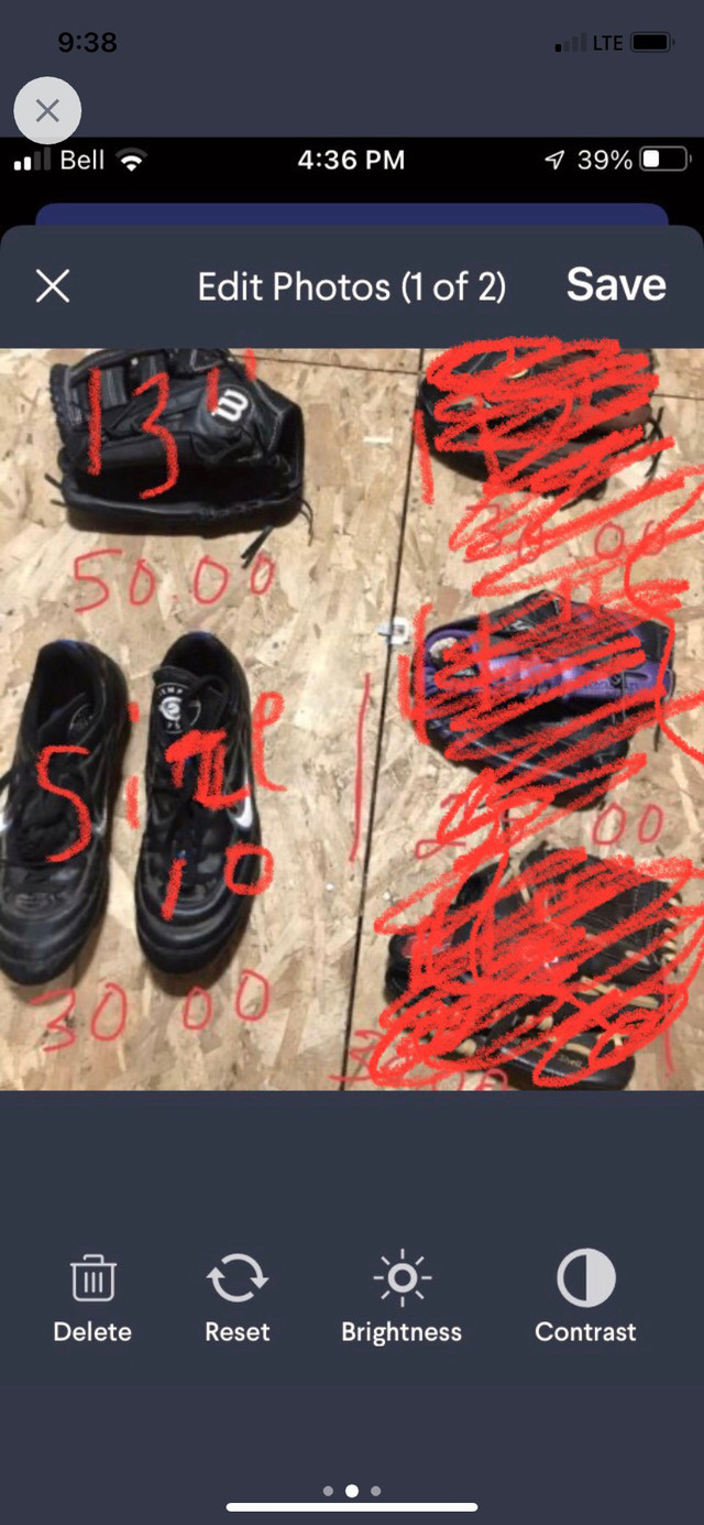 Baseball gloves, bats cleats, gear bag Baseball & Softball Annapolis Valley Kijiji