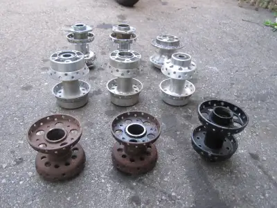 Star hubs are SOLD! Chrome plated steel hubs are $100 each Aluminum hubs are $60 each