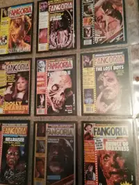 Rare Fangoria trading cards lot of 89 cards excellent condition