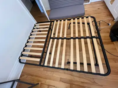 lightly used ikea futon frame, great condition. optional ikea mattress for low extra price. price ne...